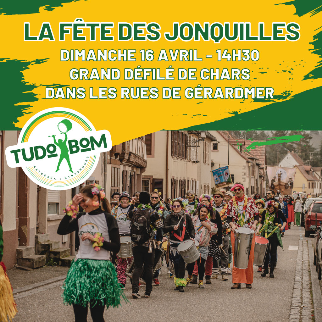 TudoBom Batucada - Strasbourg à la Fête des Jonquilles 2023